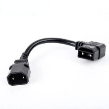 Electric Vehicle Charger Connector Adapter 2+6 E-Bike Charging Interface Replacement Plug Socket with Wire(A)