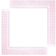 Règle de couture en boîte, règle carrée en forme de L, règle courbe, règle de mesure de couture, règle de tailleur