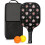 Σετ κουπιών Pickleball με κουπιά από fiberglass σε σχέδια λουλουδιών, 2 μπάλες και τσάντα – 1