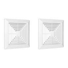 Bathroom Exhaust Fan Cover with Springs 2 Pack