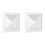 Bathroom Exhaust Fan Cover with Springs 2 Pack 1