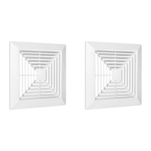 Bathroom Exhaust Fan Cover with Springs 2 Pack