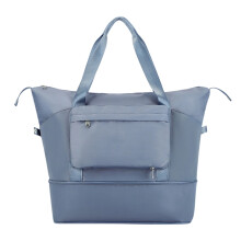 Uitbreidbare reistas 20-35L handbagage voor in de cabine van het vliegtuig, opvouwbare bagage met scheiding voor natte en droge vakken, weekendtas,
