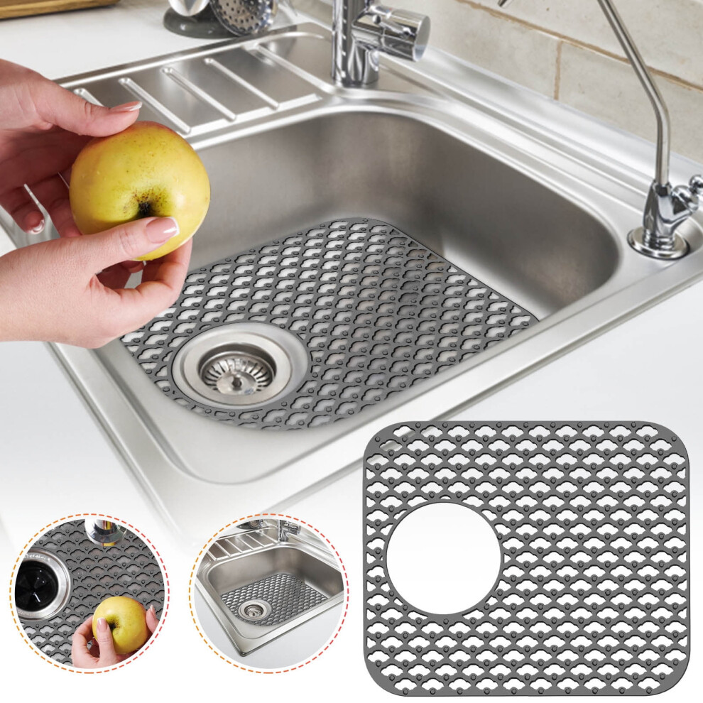 Silicone Sink Mat Rear Kitchen Sink Protector Accessory Folding Non-Slip Sink Mats For Bottom Of Stainless Steel Porcelain Sink 9162407106752