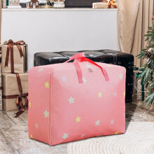Sacs de rangement extra larges et ultra-résistants avec fermeture éclair et poignées robustes, sac de voyage/couverture pliable en non-tissé pour