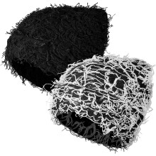 Lot de 2 bonnets en maille effet usé, épais et chauds, parfaits pour l'hiver, pour hommes et femmes.
