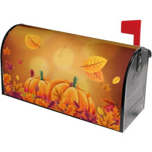 Herfst Zonnebloemen Pompoenen Esdoorn Brievenbushoes Magnetische Brievenbushoes 25,5x21 inch Brievenhoes voor Buiten Tuin Huisdecoratie