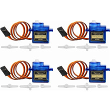 Micro servo SG90 da 9 g per robot radiocomandati, elicotteri, aerei e auto.