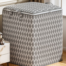 Stackable Heavy-Duty Storage Bins with Lids & Double Zipper – for Winter Clothes, Quilts, Packing & Wardrobe Sorting