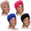 Afrikansk hovedbind-turban til sorte kvinder4Pieces 1