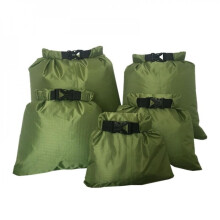 Sonderangebot! 5er-Set wasserdichte Beutel mit Kordelzug aus PE-Kunststoff, faltbar, für Sport, Zuhause, Reisen und Aufbewahrung.