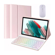 Étui rétroéclairé pour clavier et souris compatible avec la Galaxy Tab A9+ 11'' - Protection optimale et expérience de frappe améliorée
