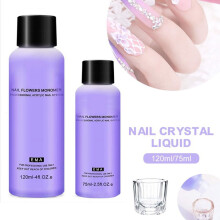 TruPeony1pc Monómero líquido acrílico Cristal Acrílico Arte de uñas Extensión de uñas Escultura No amarillento