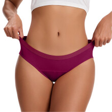 Dameundertøj Trusser Damemenstrusser 4-lags lækagesikre menstruationstrusser Absorberende menstruationsundertøj Thongs Bikinitrusser