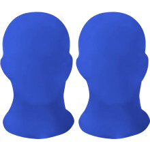 Lot de 2 masques intégraux, masques seconde peau BW, cagoule en spandex unisexe pour Halloween