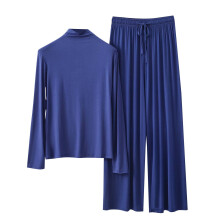 Conjunto de dos piezas para mujer, de manga larga, para estar en casa, ideal para vacaciones y ocasiones informales. Ropa de dormir de primavera.