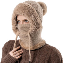 Balaclava para esqui, gorro resistente ao vento e proteção facial para clima frio.