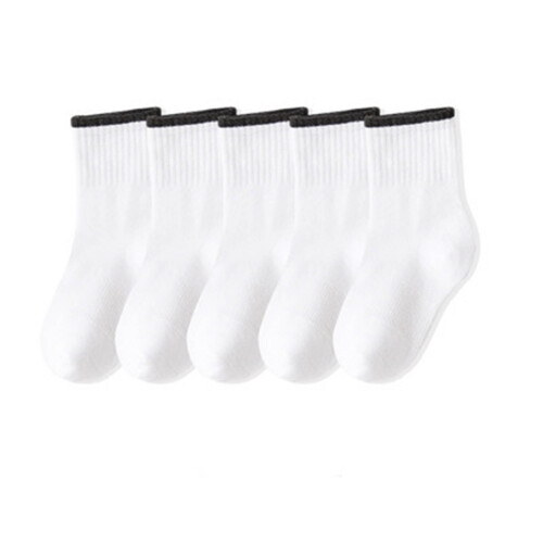 Mikilon kids' athletic cushioned ankle socks 5 pairs