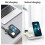 Ασύρματος σταθμός φόρτισης 15W4 σε 1 για Android, iPhone, Apple, Samsung και iPad 3