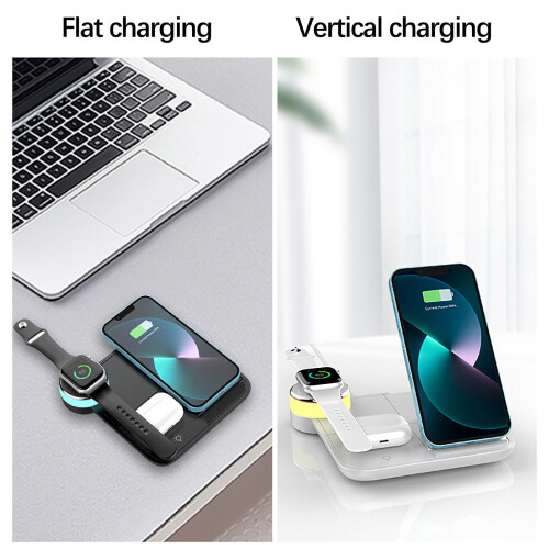 Stație de încărcare wireless 15W4-în-1 2