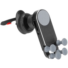 Suporte ajustável para celular no carro.
