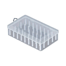 Transparante plastic garenorganizer voor 42 klosjes