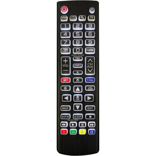 Telecomando retroilluminato di ricambio per Smart TV