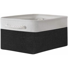 Paniers de rangement pour étagères - 1 paquet de 35 x 25 x 17 cm (13,8 x 9,7 x 6,7 pouces) pour l'organisation de placards, de vêtements et