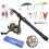 Spinning Rod and Reel Combo with Line, Lures, Swivels – 1