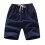 Herreshorts i bomull, pustende, blå, 3XL 1