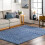 Moroccan Blythe area rug dark blue 2x3 ft 1