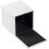 Vierkante tissueboxhouder, wit, voor badkameraccessoires. 5