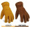 Wintergefütterte Arbeitshandschuhe aus Leder mit Imitation 6