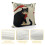 Capas de Almofada de Natal com Estampa de Cachorro e Gato, Capa Decorativa de 12 Polegadas com Animais Fofos para Sofá, Decoração de Casa de 4