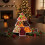 Plateau à goûter sapin de Noël en plastique à 3 compartiments 5