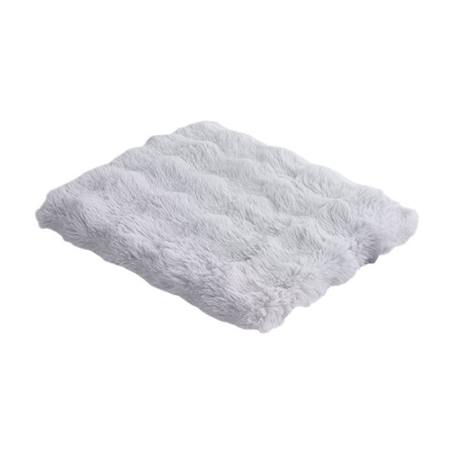 Pluche zitkussen 40x40cm Grijs Polyester Stoelkussen 1