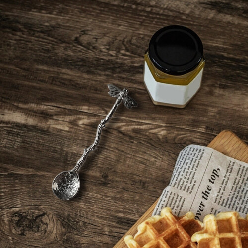 Zinc Alloy Coffee Spoon with Dragonfly Design 10 Pack 2