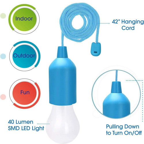 LED pull cord bulb battery-operated portable night light 1 1