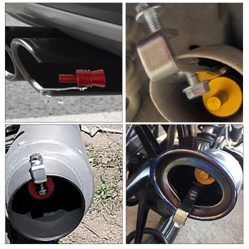 ΝΕΟ Universal Car Turbo Sound Whistle Simulator Σιγαστήρας Εξαντλημένου Αυτοκινήτου E4T9 1
