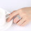 YIEMEEN Exquisite Kristallringe, elastischer Stretch-Fingerring, romantischer Knöchelring 4