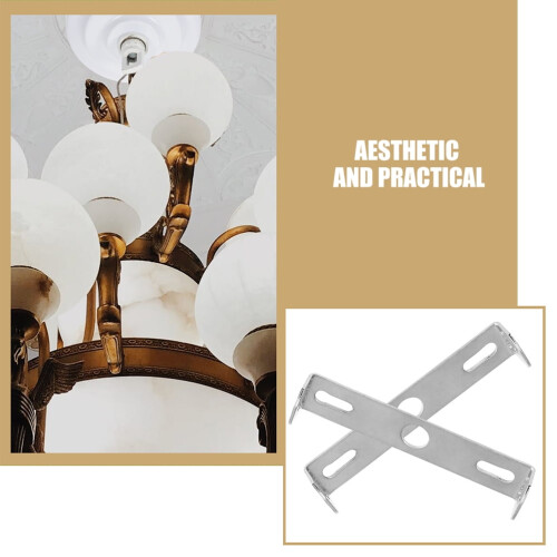 FRCOLOR ceiling pendant light mounting bracket set silver 2