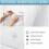 Eucalyptus Shower Curtain with Snap-On Liner 5