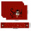 Julbordstabletter med linnetryck, set, 4 delar 3