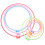 7Pcs Embroidery Hoops Set Plastic Sewing Accessories Assorted Color for Needlework 4