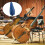 Cloth cello dust cover cello bag protective bag drawstring design dust Satin Fabric 7