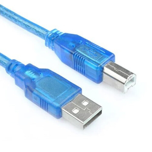 Καλώδιο εκτυπωτή USB 2.0 υψηλής ταχύτητας (A-αρσενικό σε B-τετράγωνο), καλώδιο 1