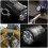 30W Motorcycle LED Working Lamp Modified Light Motorcycle Driving Light (Black) 3