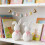 Ceramic Rabbit Figurines, Porcelain Easter Bunny for Home, Tabletop Ornament 5