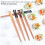 ACDANC5Pairs Σετ μπαμπού chopsticks ιαπωνικού στιλ από φυσικά ξύλινα chopsticks με κουτί δώρου 3