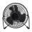 LED USB Clock Fan with Real Time Clock Display Function Summer Home Desk Fan 6 Inch Temperature 5